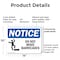 Signmission Do Not Move Barricades, 14 in W x Rectangle, Plastic OS-2PACK-NS-P-1014-L-11309 - alternate 7